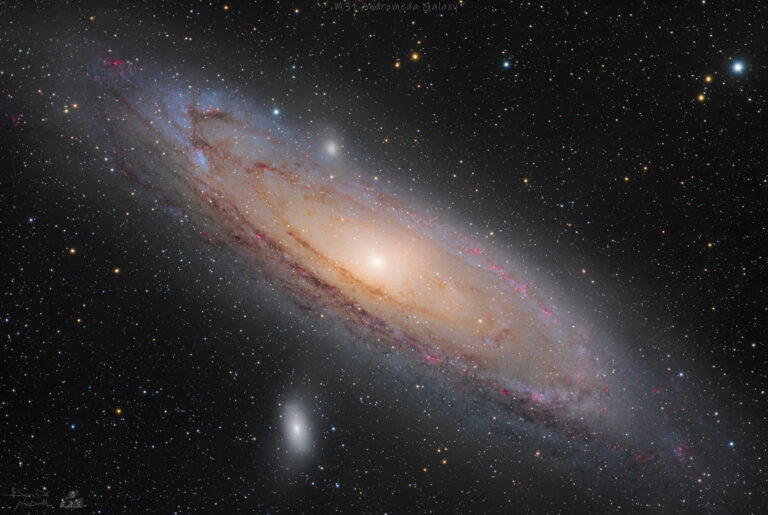 M31 Andromeda Galaxy in HaRgb
