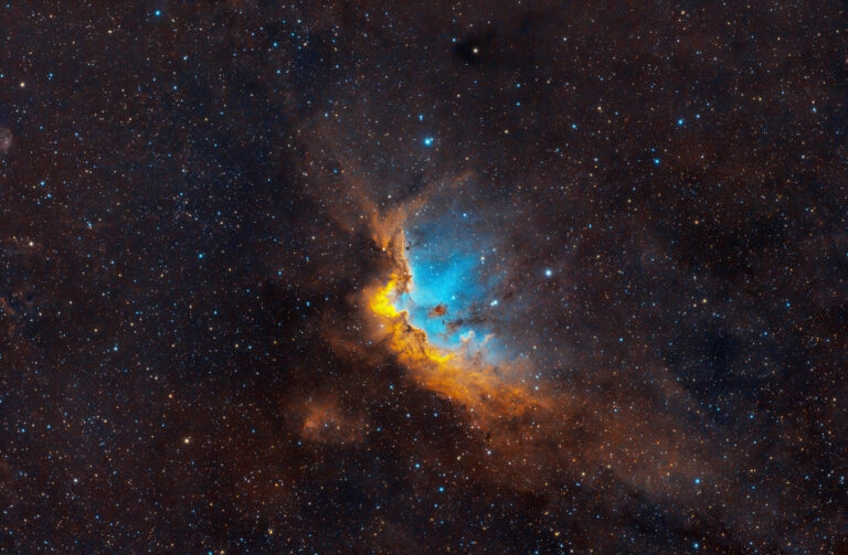 Magia celeste: NGC 7380 in Hubble Palette