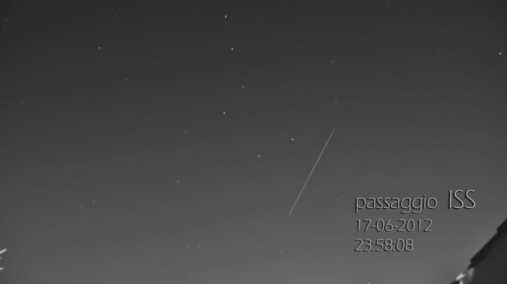 passaggio stazione spaziale internazionale