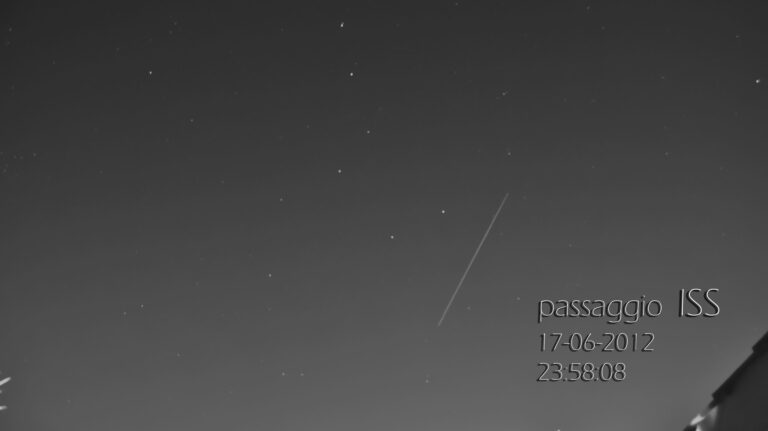 passaggio stazione spaziale internazionale