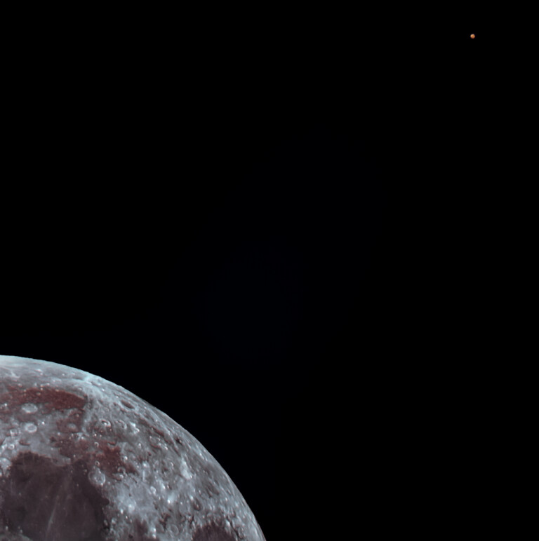 Congiunzione Luna – Marte