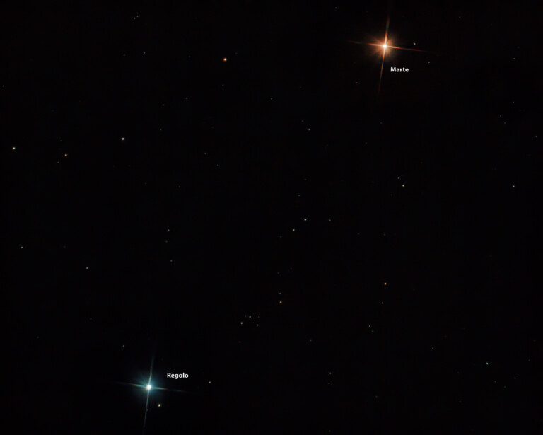 Congiunzione Marte-Regolo