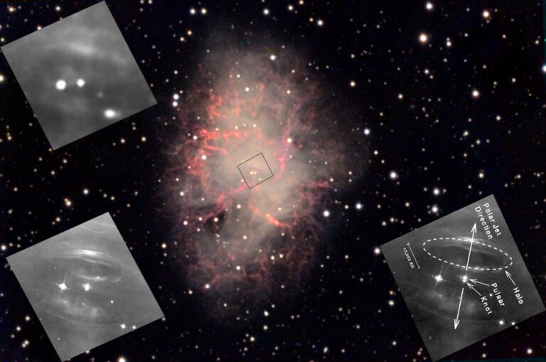 M1 PULSAR ONDE D’URTO. CONFRONTO TRA IL MIO 16" E HUBBLE