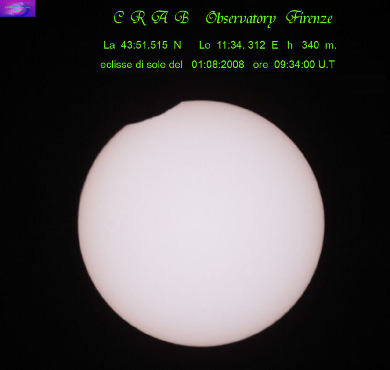 Eclissi di Sole del 01/08/2008