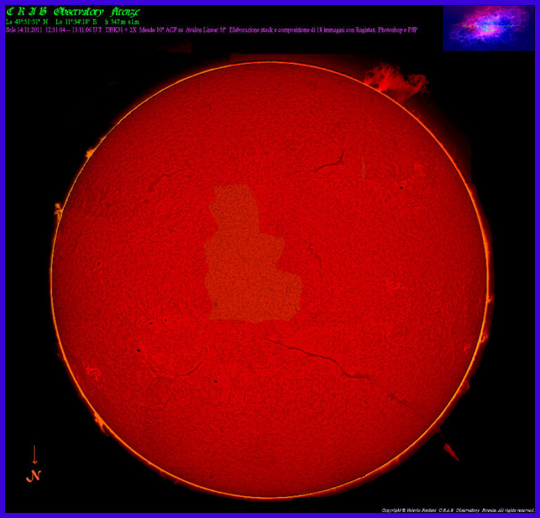 UN " DINOSAURO " sul Sole