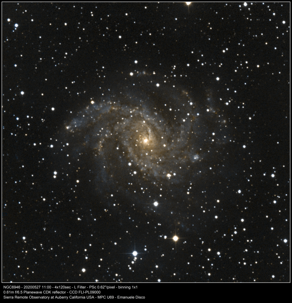 NGC6946 Galassia (Fuochi di Artificio)