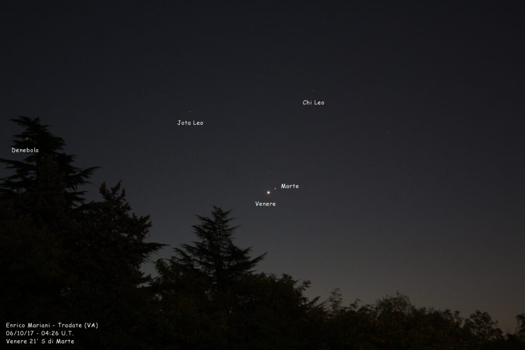 Avvicinamento Venere – Marte (21′)