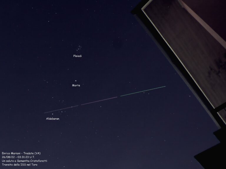 Transito della ISS nel Toro
