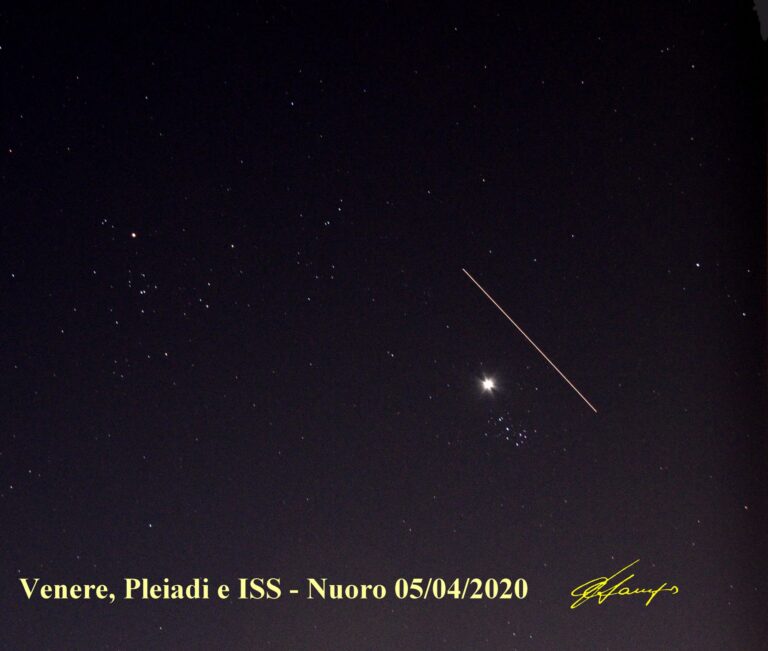 Venere, Pleiadi, ISS