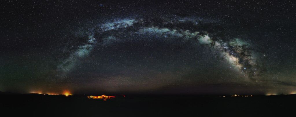 La Via Lattea nel deserto