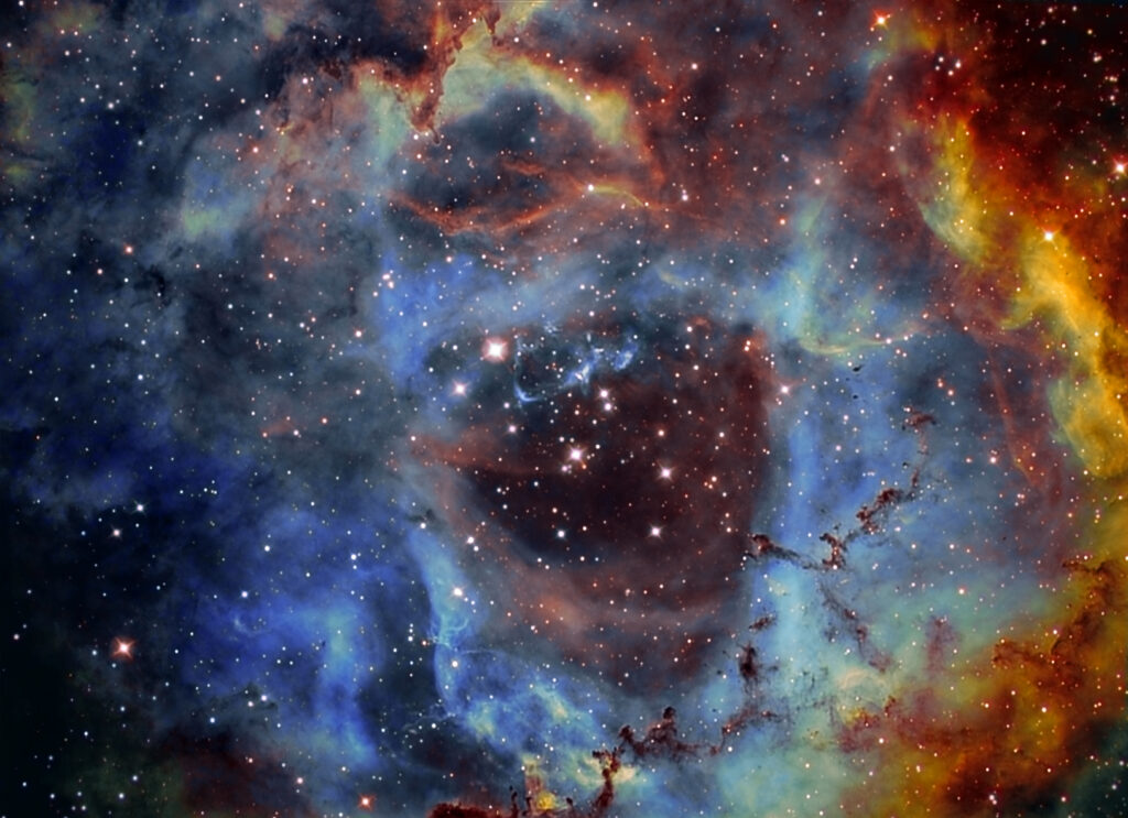 NGC2244 – Nebulosa Rosetta – Ha-S2HaO3