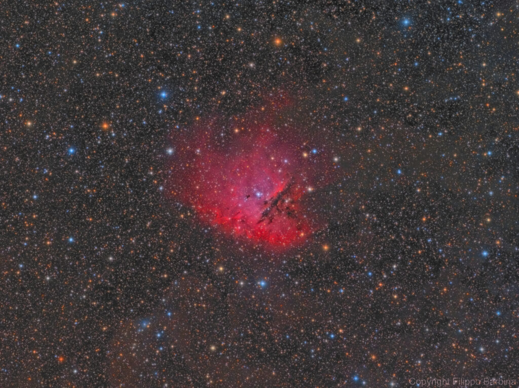 NGC281 nebulosa Pacman