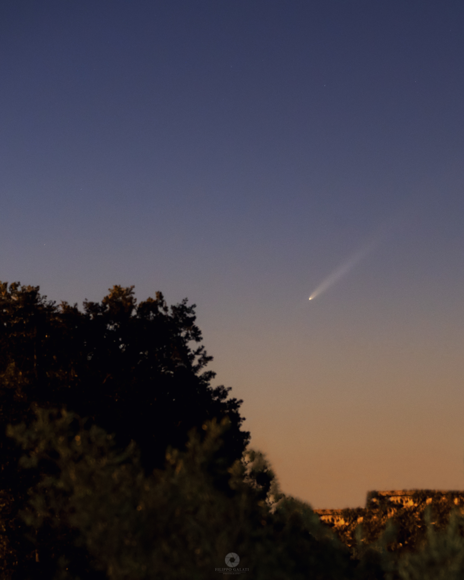 La cometa Tsuchinshan-ATLAS di Filippo Galati