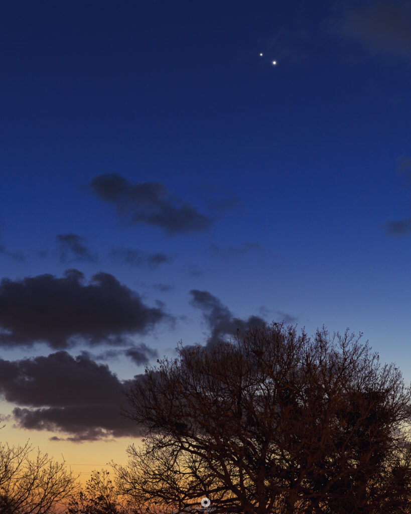 Congiunzione Venere-Giove
