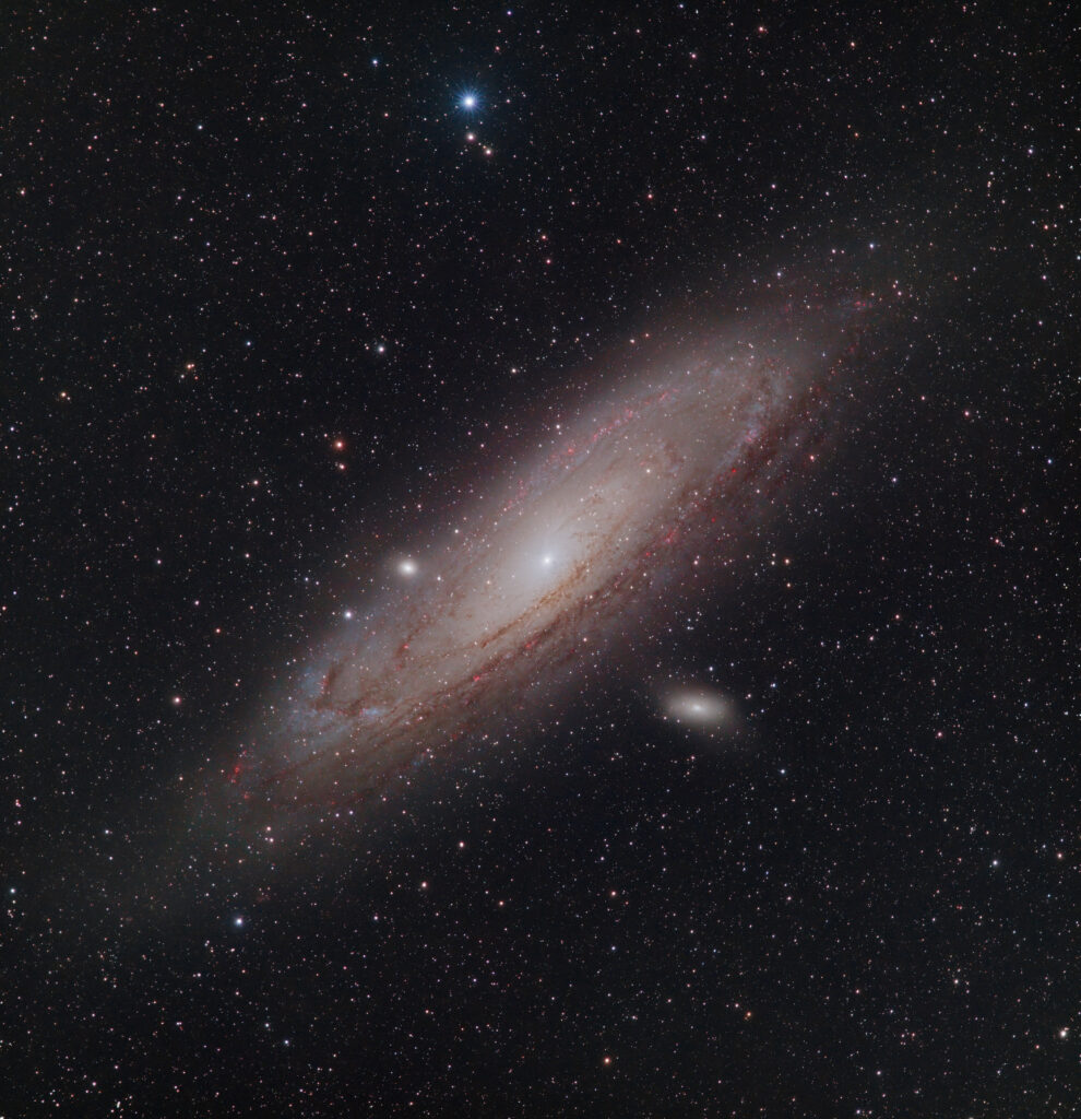 Galassia di Andromeda in HaRGB