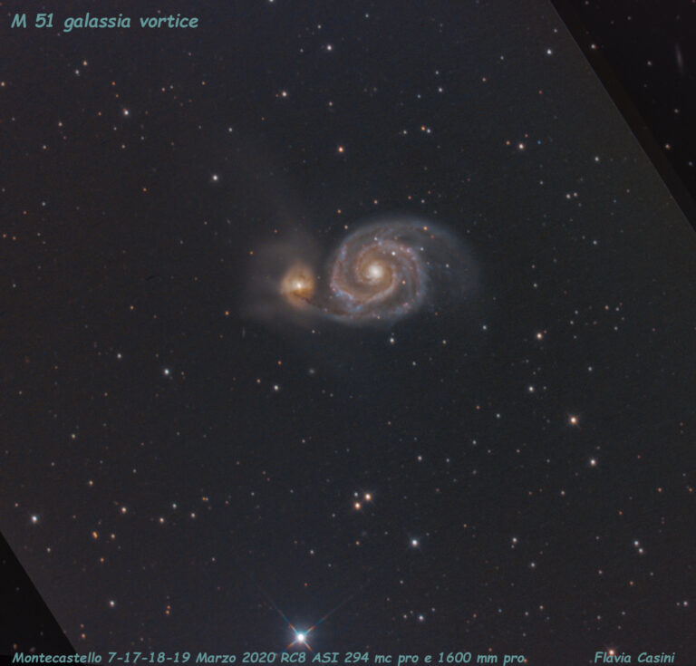 M 51 galassia Vortice