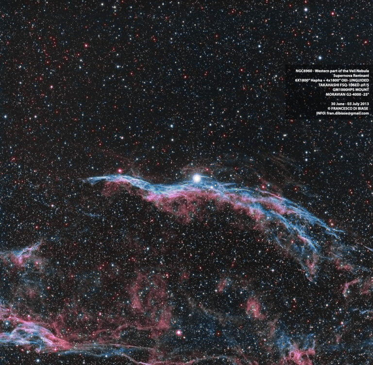 Western part of Veil Nebula