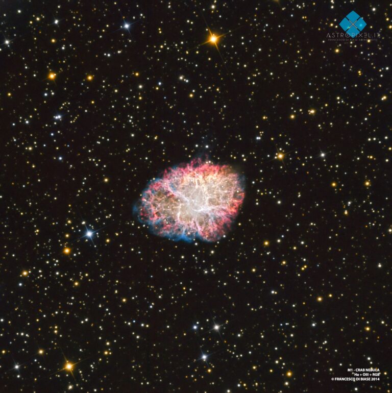 M1 Crab Nebula – Ha OIII RGB