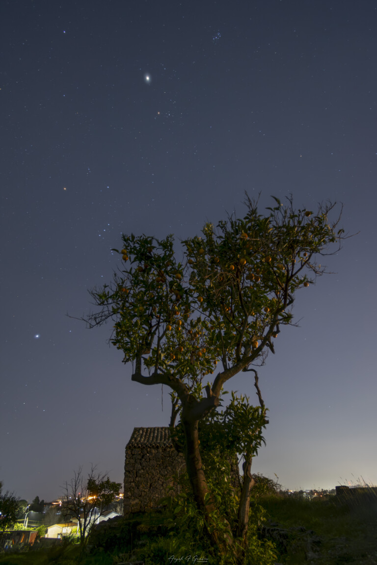 Cielo invernale Siciliano