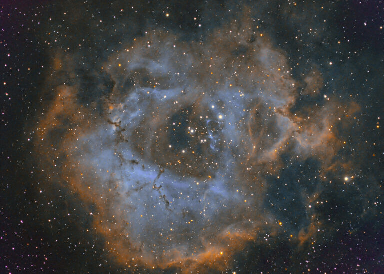 NGC 2237/ C 49 Nebulosa Rosetta in Hubble Palette