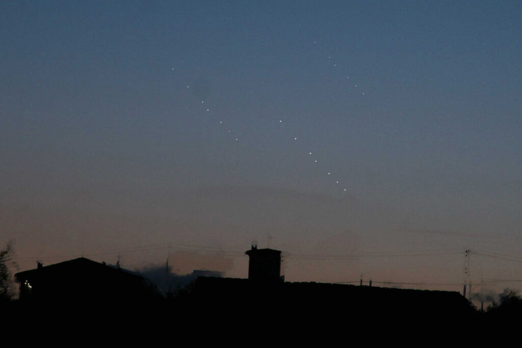 Congiunzione Venere, Giove, Mercurio