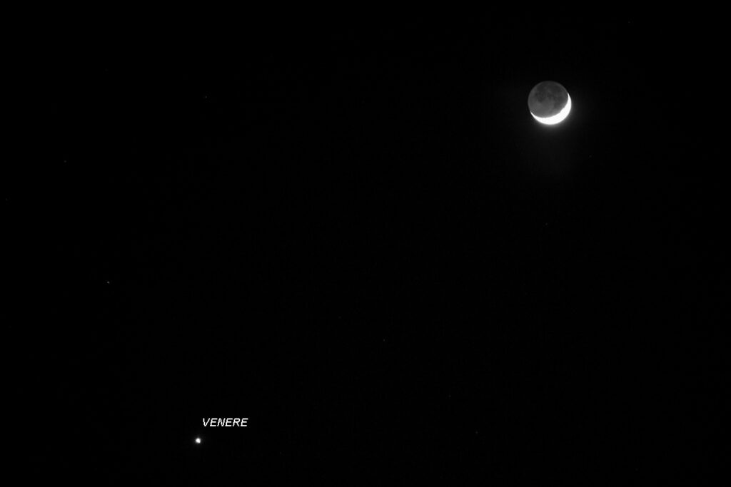 Congiunzione Luna Venere