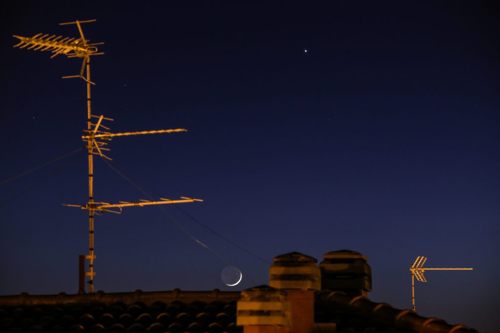 Luna del 2/2/2022 con Giove