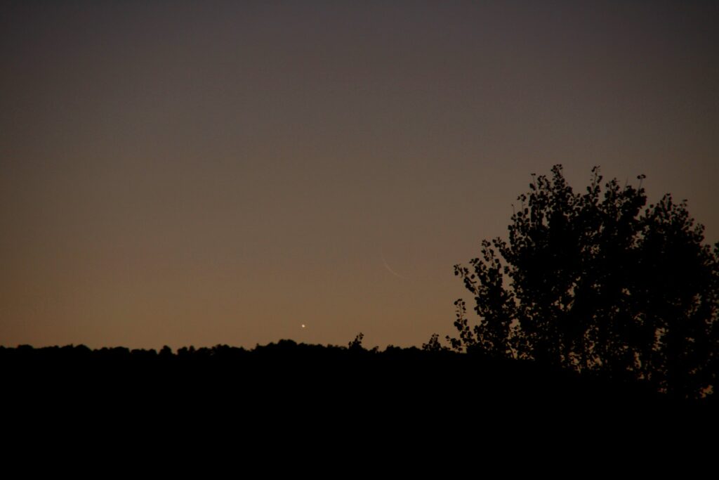 Congiunzione Venere-Luna