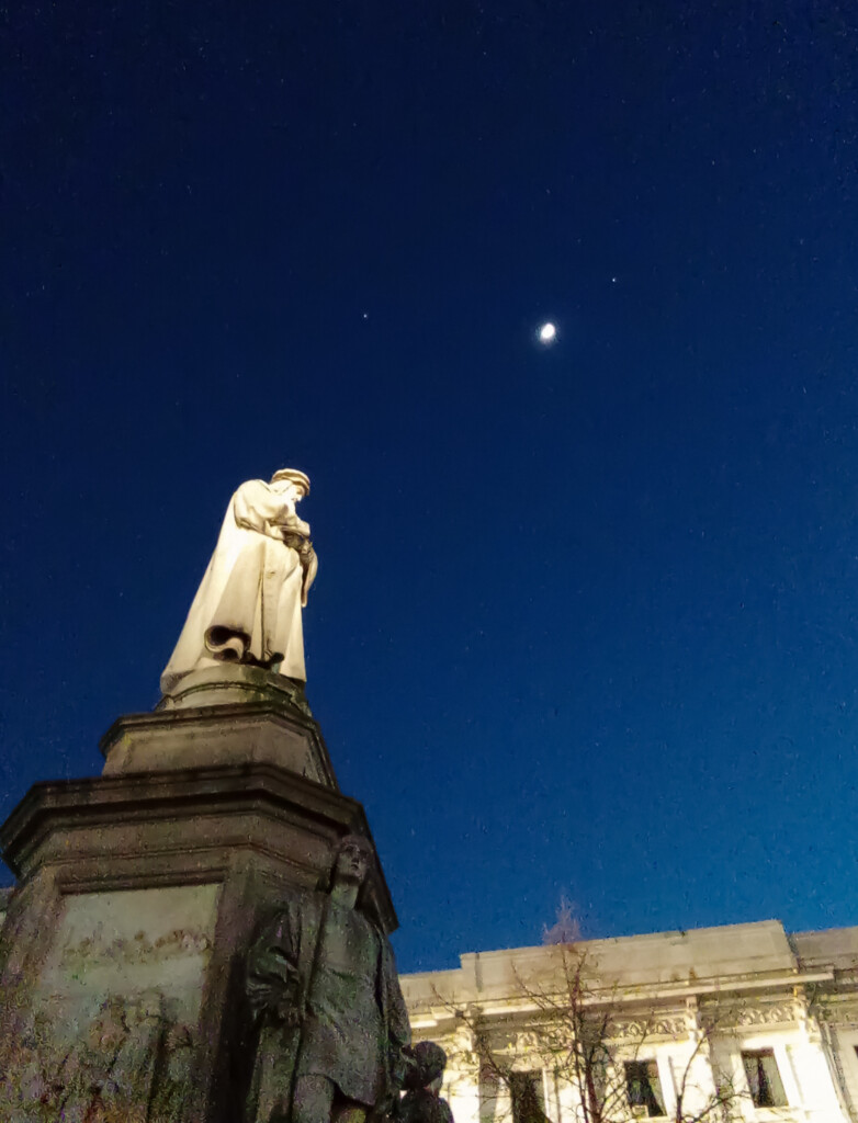 Leonardo Da Vinci e la congiunzione tra Giove, Luna e Aldebaran