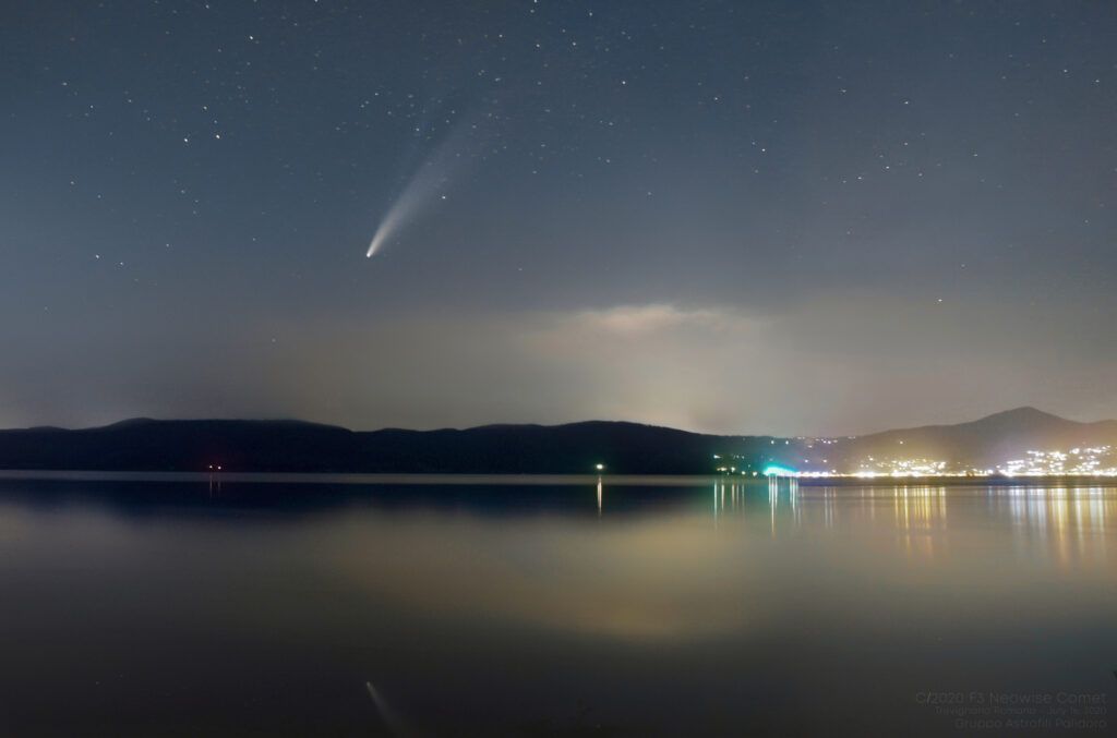 La Cometa Neowise sul Lago di Bracciano
