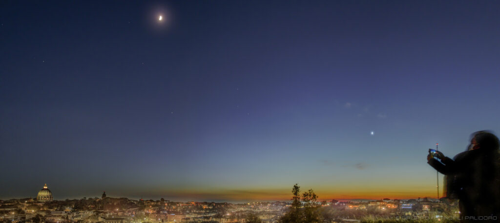 La grande Congiunzione su Roma