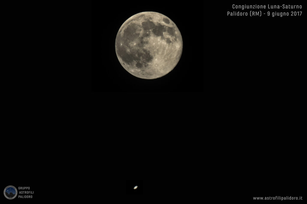 Congiunzione Luna-Saturno