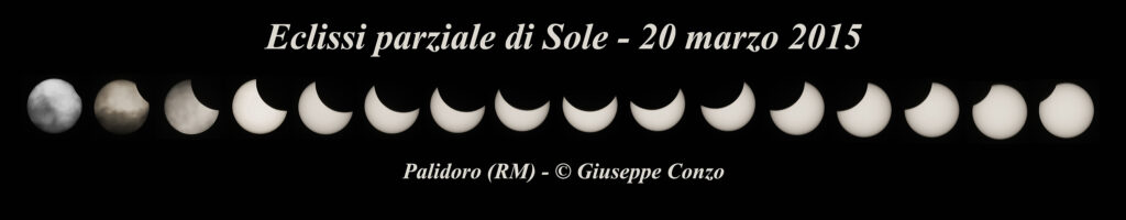 Mosaico Eclissi si Sole – 20 marzo 2015