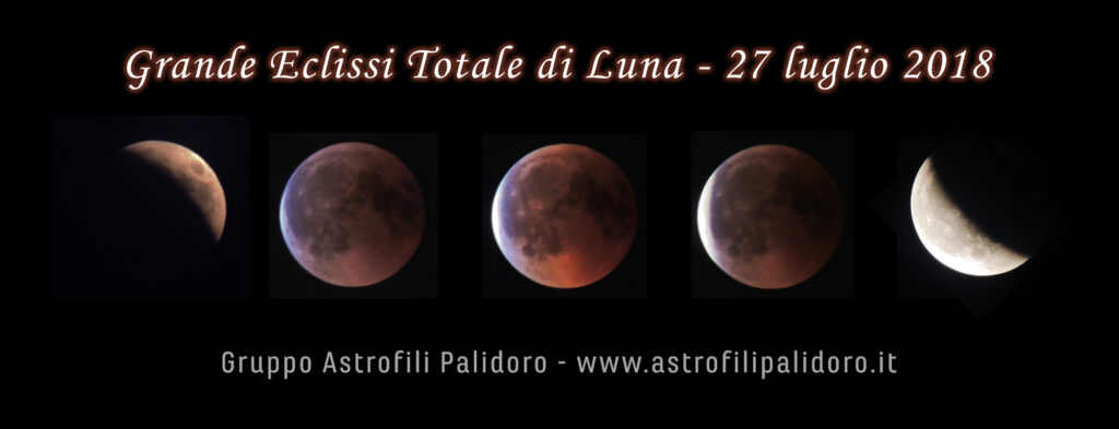 Eclissi Totale di Luna 27 luglio 2018
