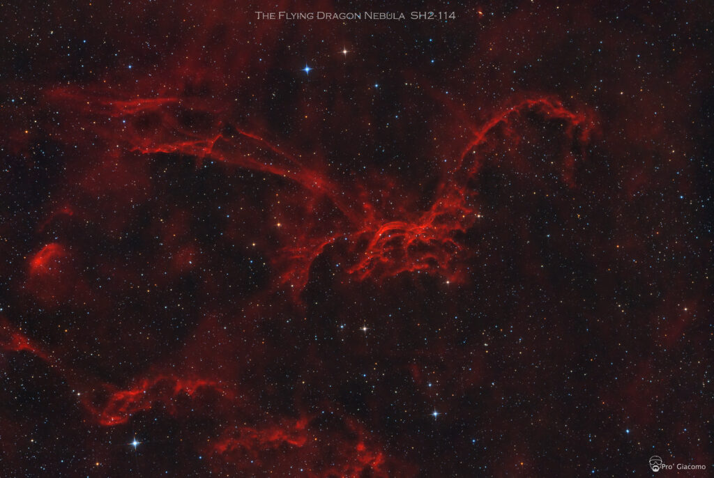 Sh2-114 – Flying Dragon Nebula