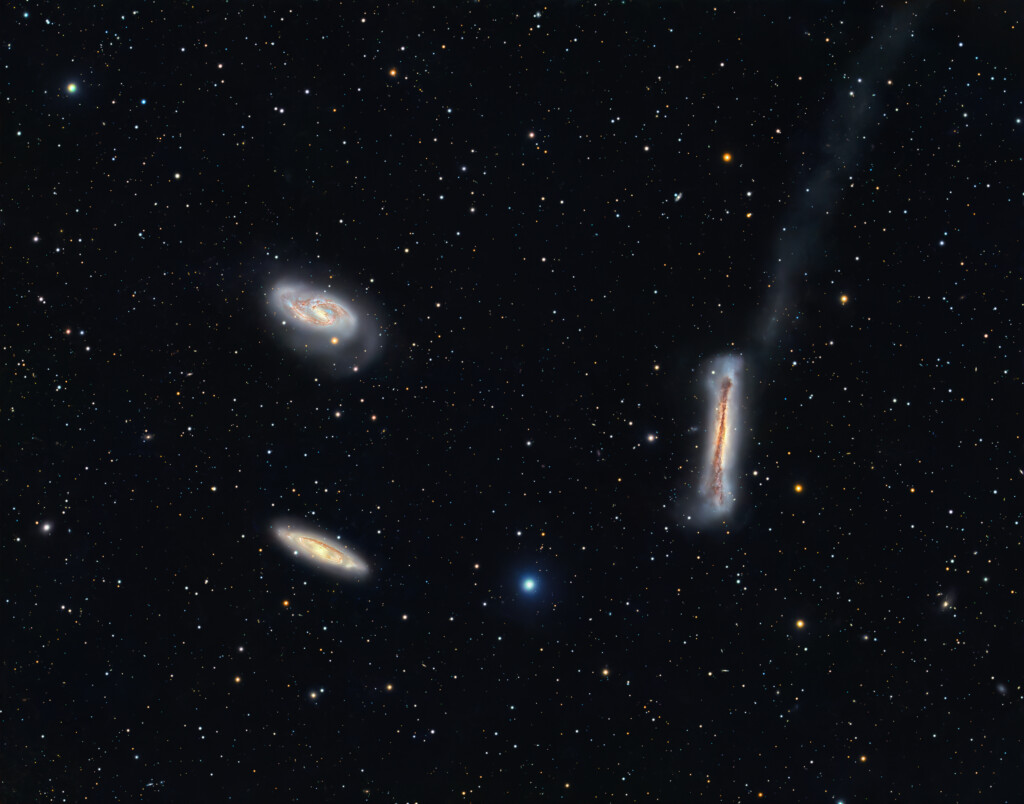 Leo Triplet Galaxy Group