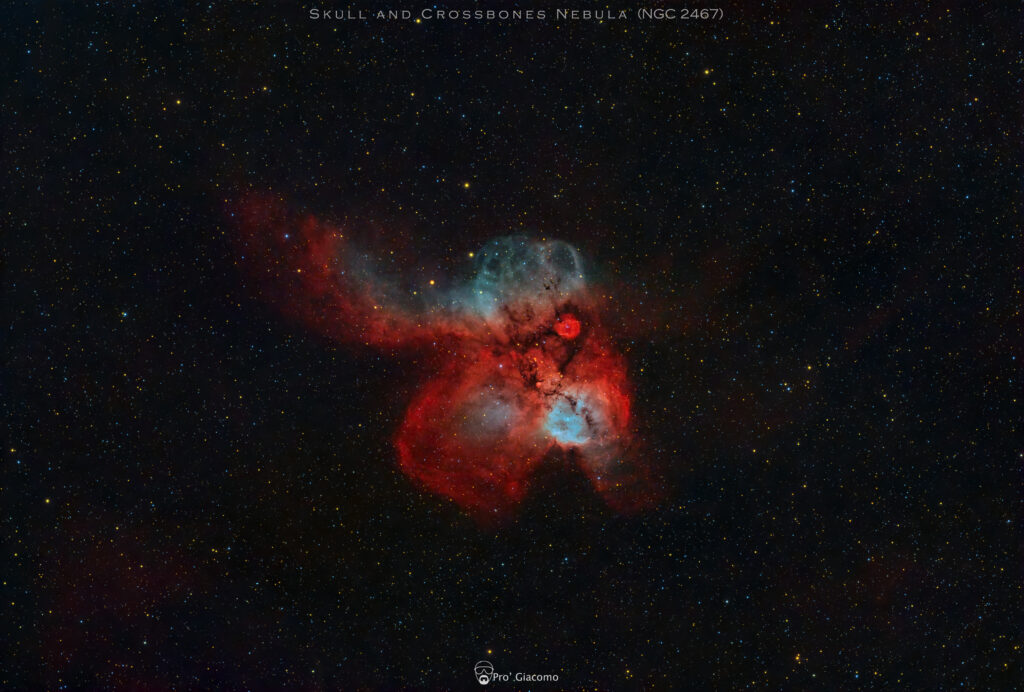 Skull and Crossbones Nebula (NGC 2467)