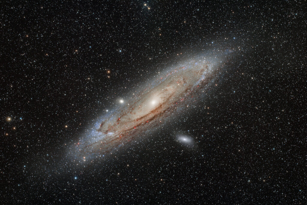 M31 Galassia di Andromeda – Banda larga con Dsrl