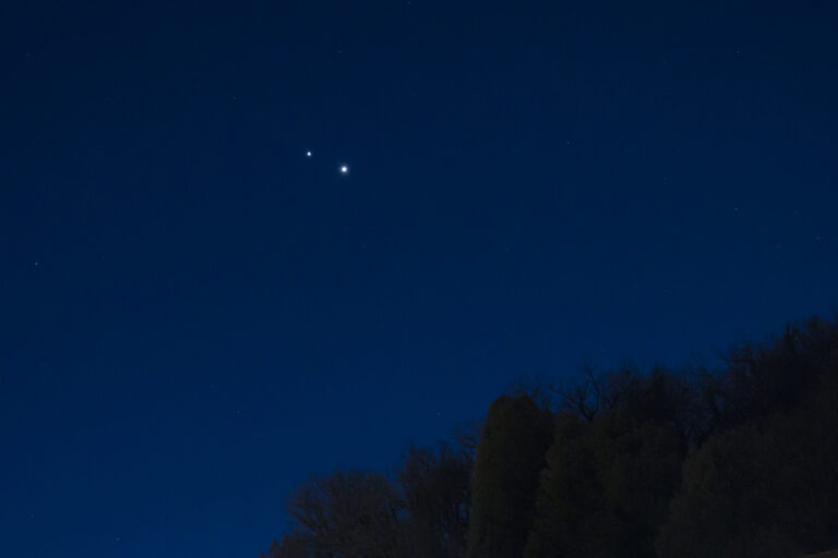 Congiunzione Giove Venere