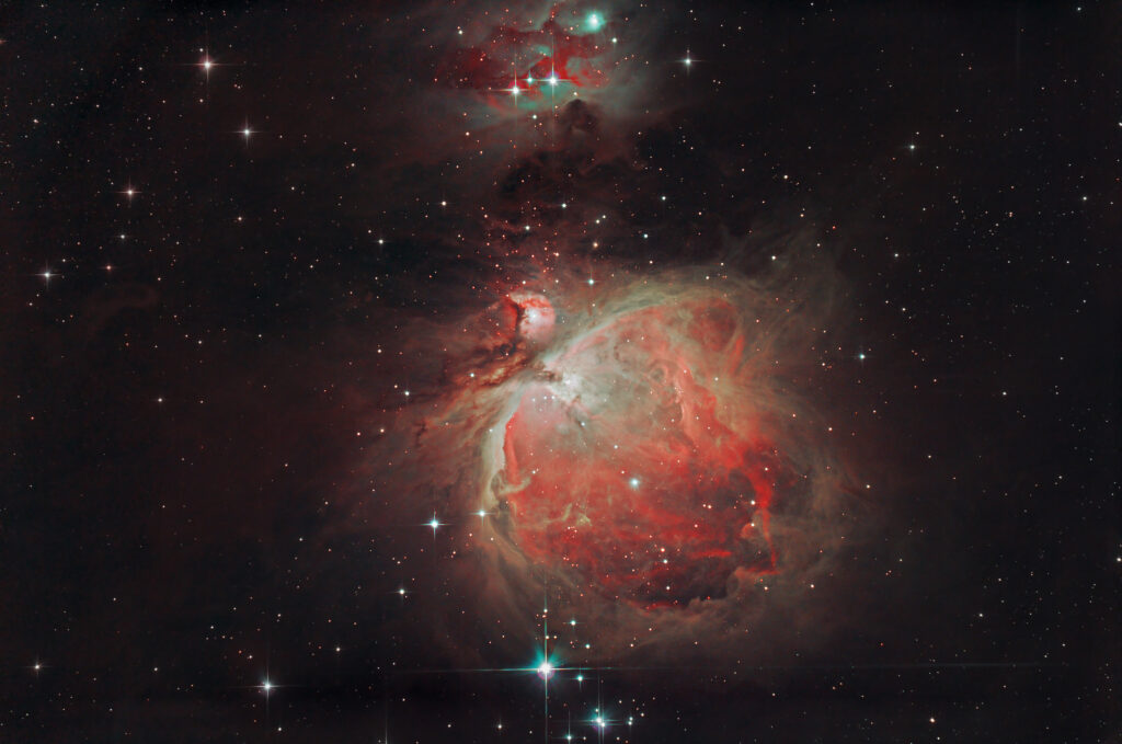 L grande nebulosa di Orione