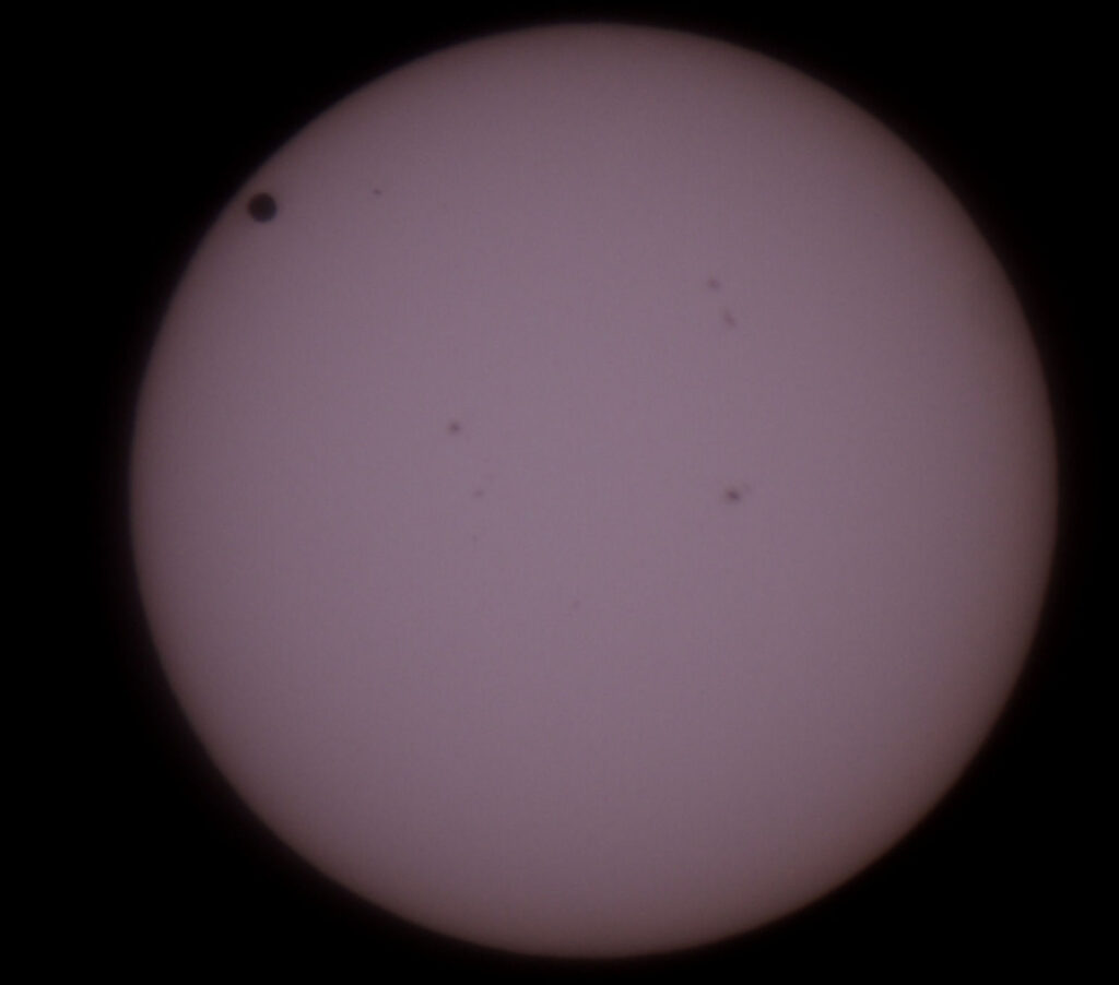 transito di venere sul sole