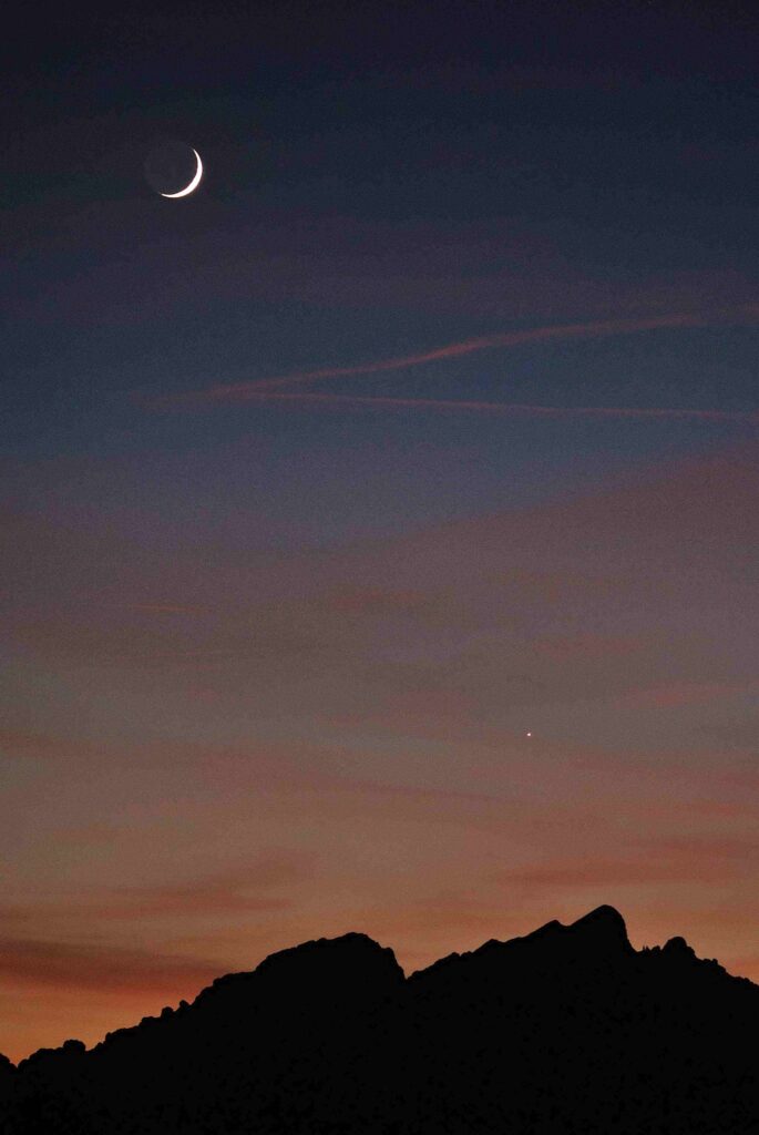 Congiunzione Luna Venere