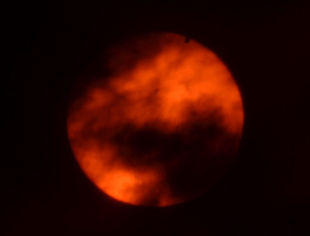 Transito di Venere avvolto dalle Nubi