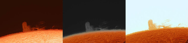 protuberanza multicolor