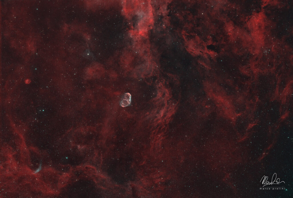 Il Cigno – Crescent Nebula e dintorni