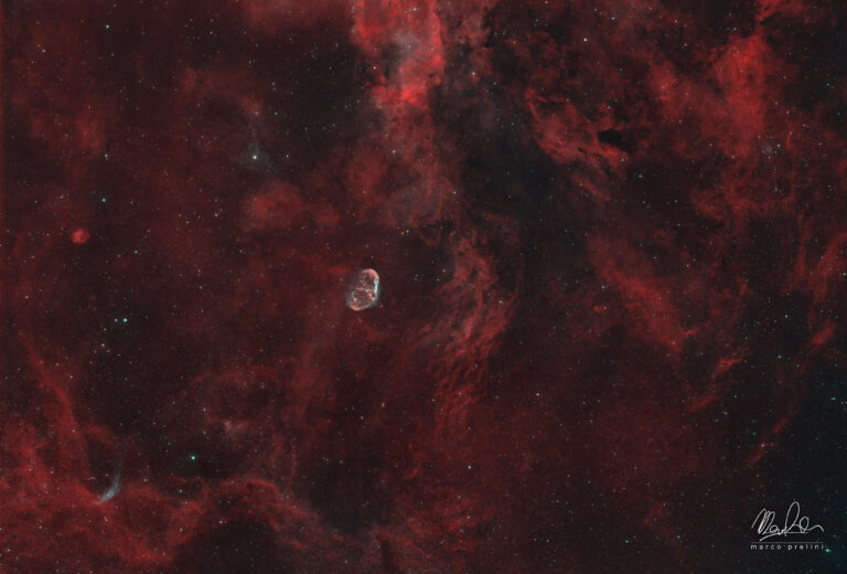 Il Cigno – Crescent Nebula e dintorni