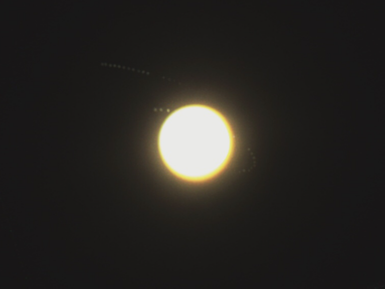 Marte e l’orbita di Deimos e Fobos