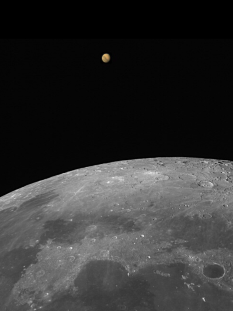 Congiunzione Marte Luna