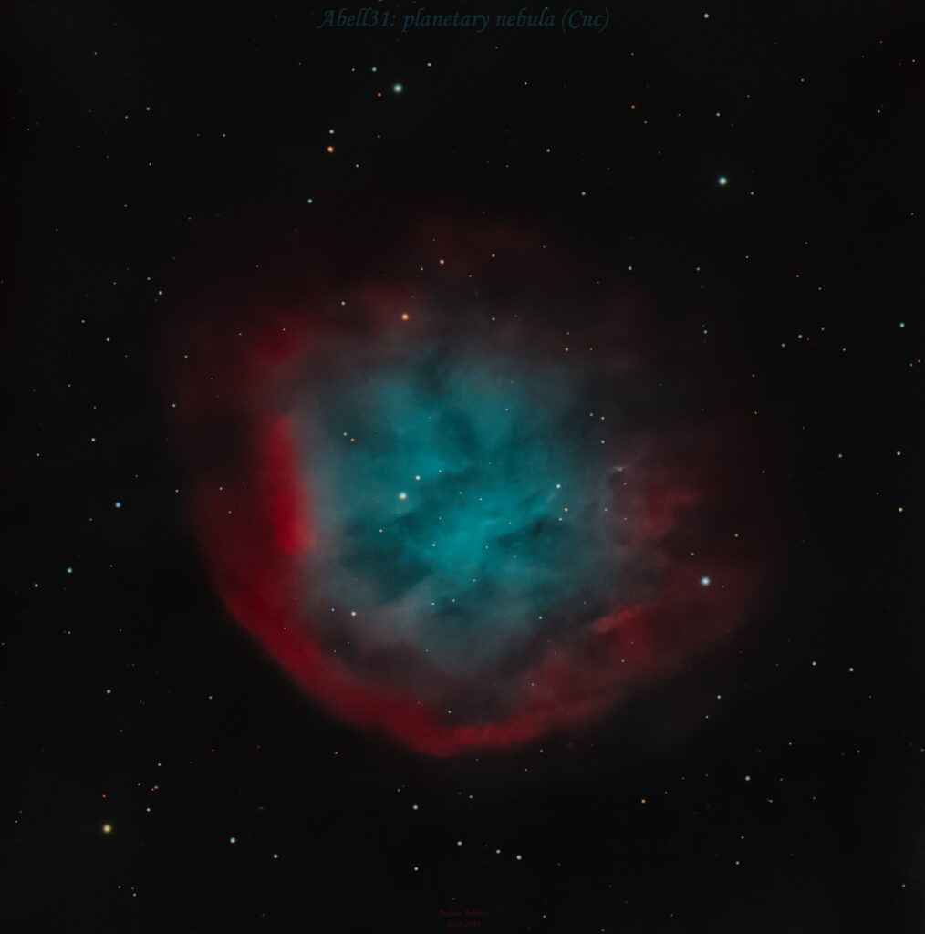 Abell31: nebulosa planetaria nel Cancro