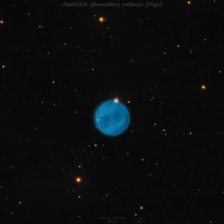 Abell33: nebulosa planetaria in Idra